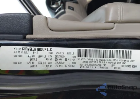 2014 Jeep Grand Cherokee Limited из США, поврежденный, VIN 1C4RJEBG0EC547982